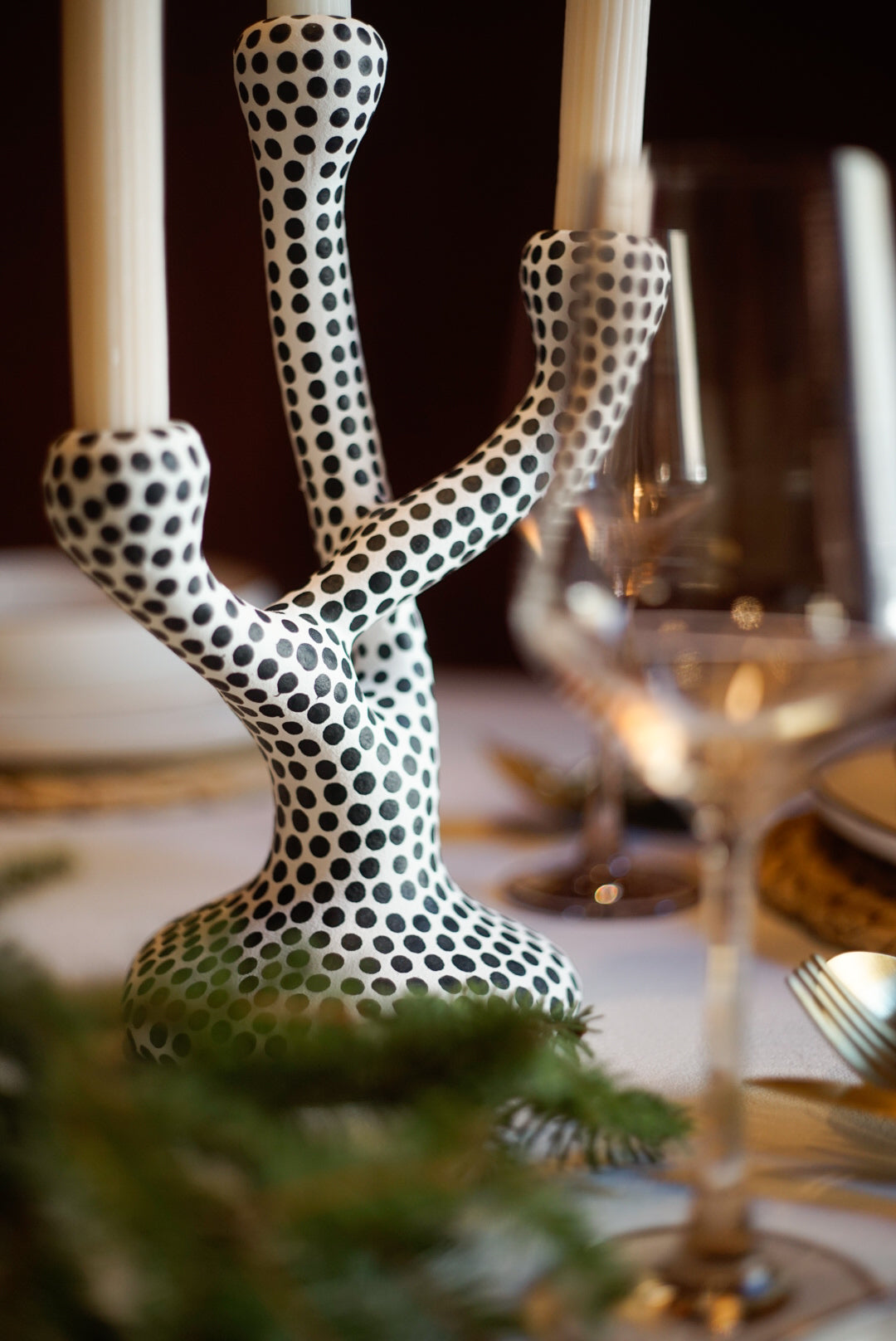 POLKA DOT SERIES CANDELIERE IN CERAMICA