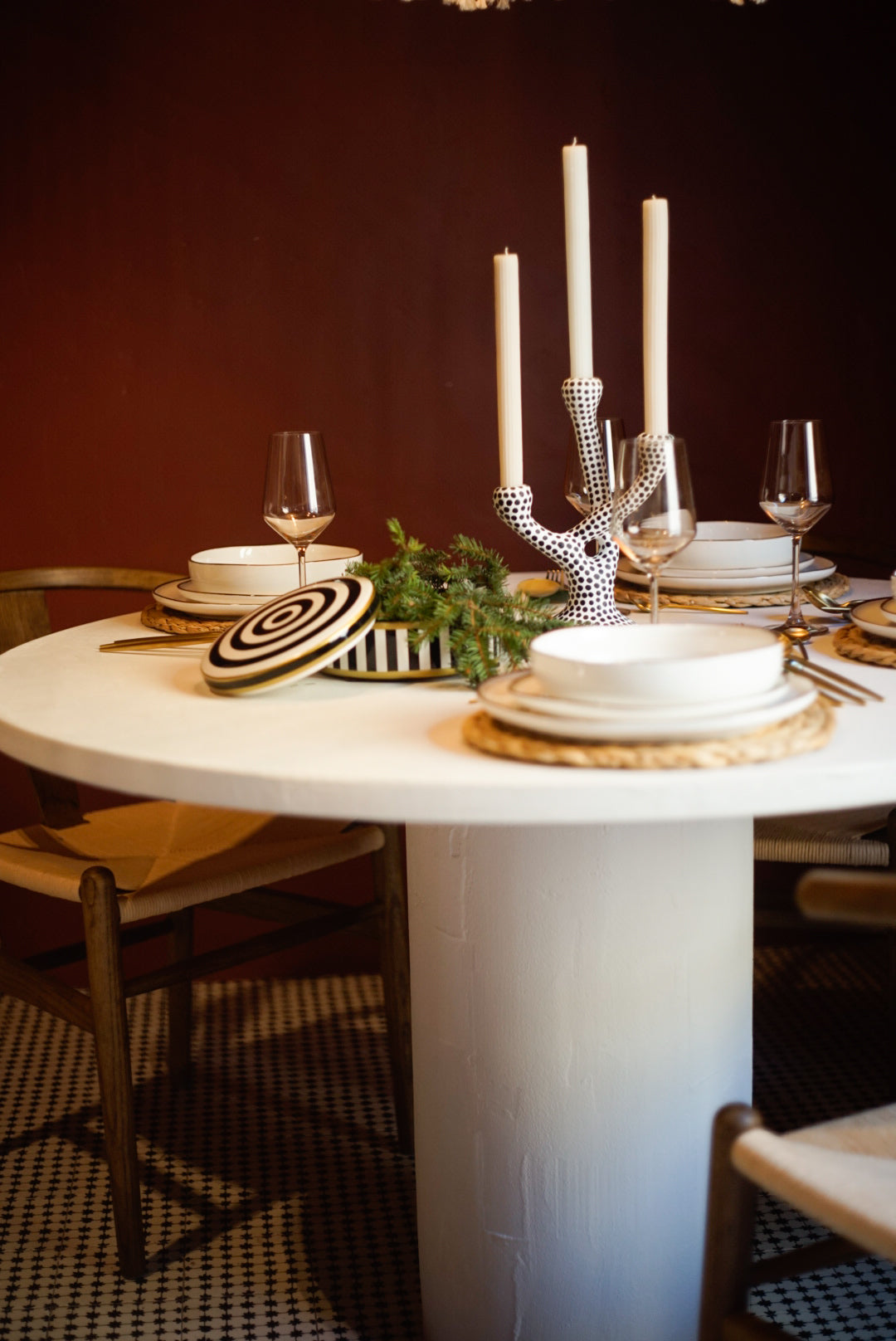 POLKA DOT SERIES CANDELIERE IN CERAMICA